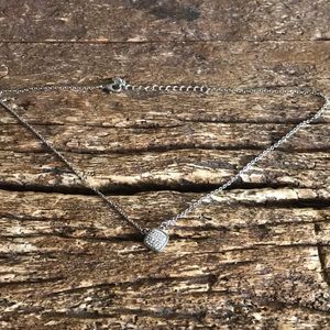 Marlyn Schiff costume diamond pendent necklace